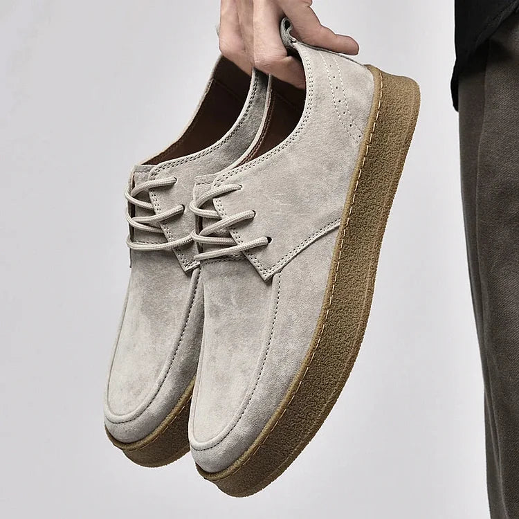 Scarpe da ginnastica in pelle scamosciata