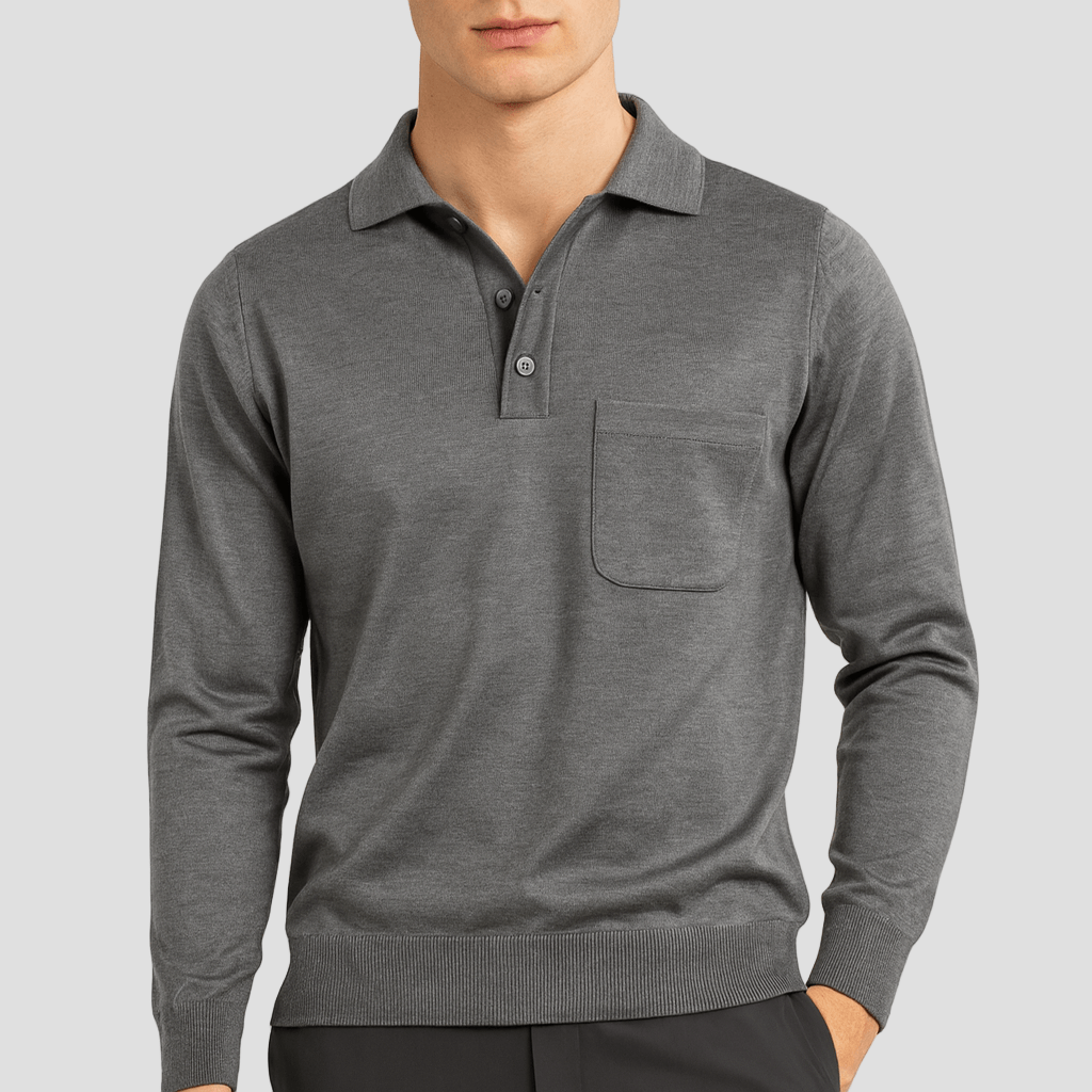 Rinaldi | Maglia Polo in Lana Elegante